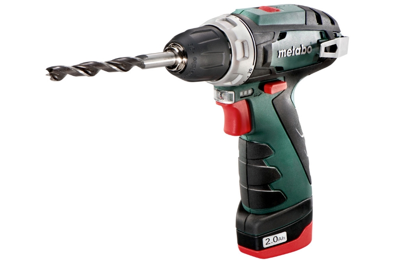 دریل پیچ‌گوشتی شارژی 10.8 ولت متابو Powermaxx BS با طراحی ارگونومیک برای راحتی در استفاده طولانی‌مدت