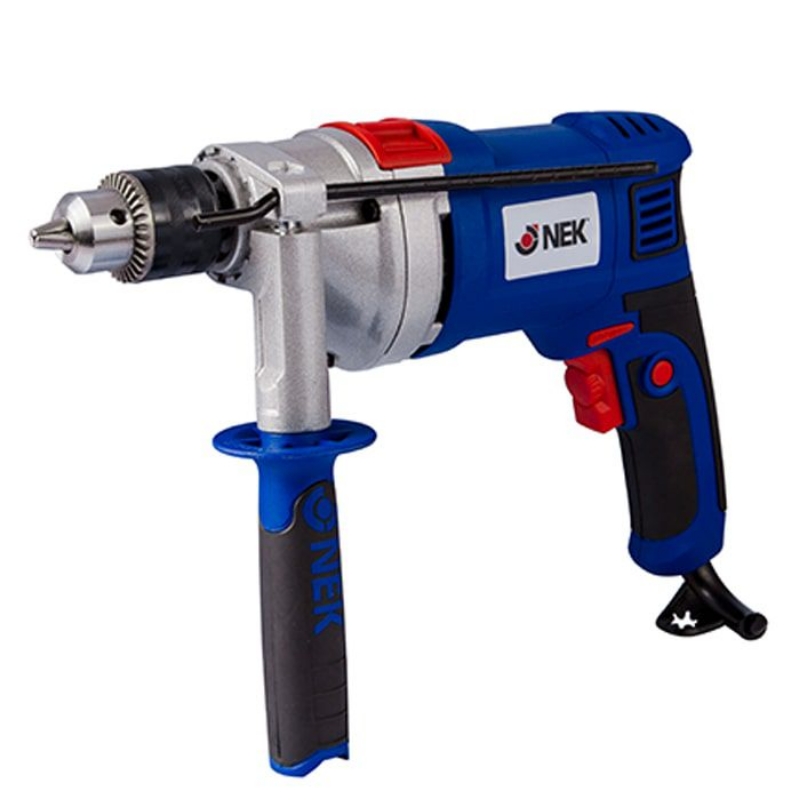 خرید دریل 13 میلی متر چکشی گیربکسی دیمردار 850 وات نک مدل NEK 8513DH | ابزار 3