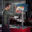 دریل ستونی 16 میلی‌متری رونیکس مدل Ronix 2604 با پایه و میز کار