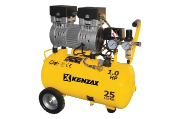 خرید کمپرسور باد بی صدا 25 لیتری کنزاکس مدل Kenzax KACS-125 | ابزار 3