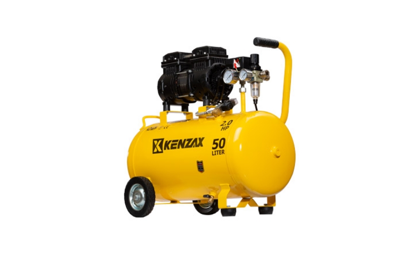 خرید کمپرسور سایلنت 50 لیتری تک موتور 2 اسب کنزاکس مدل Kenzax KSC-5451 | ابزار 3