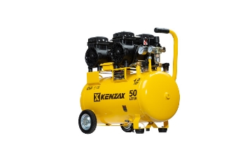 خرید کمپرسور سایلنت 50 لیتری دو موتور 4 اسب کنزاکس مدل Kenzax KSC-5452 | ابزار 3