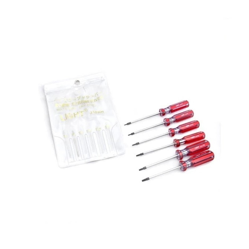 ست پیچگوشتی ضربه خور ستاره ای 6 عددی لایت مدل Light TX S600 | ابزار 3