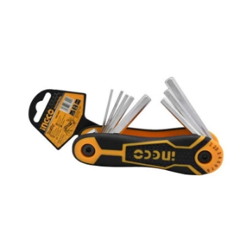 تصویر  آچار آلن شش گوش مجموعه 8 عددی اینکو مدل INGCO HHK-14081