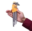 تصویر  آچار آلن بلند مجموعه 9 عددی اینکو مدل INGCO HHK-11092