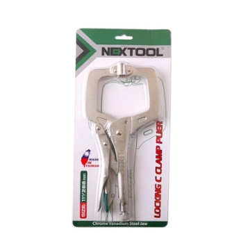 تصویر  انبر قفلی گیره ای سایز ۱۱ اینچ تایوانی نکستول مدل 5686 NEXTOOL