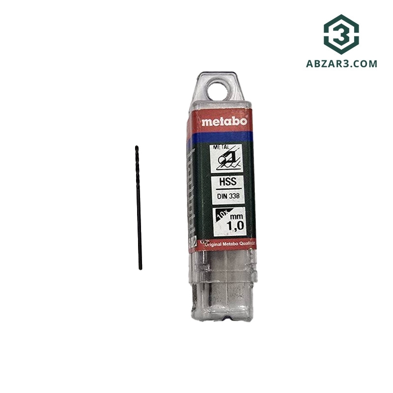 تصویر  مته تکی آهن سایز 1.0 میلی متر متابو METABO