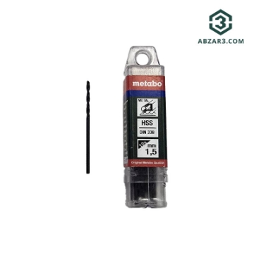 تصویر  مته تکی آهن سایز 1.5 میلی متر متابو METABO