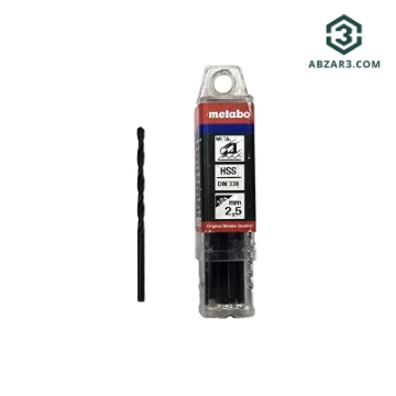 تصویر  مته تکی آهن سایز 2.5 میلی متر متابو METABO