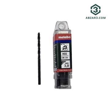 تصویر  مته تکی آهن سایز 3.0 میلی متر متابو METABO