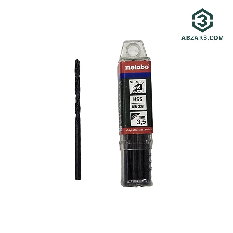 تصویر  مته تکی آهن سایز 3.5 میلی متر متابو METABO