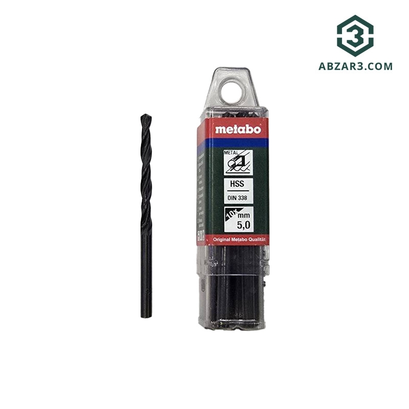 تصویر  مته تکی آهن سایز 5.0 میلی متر متابو METABO